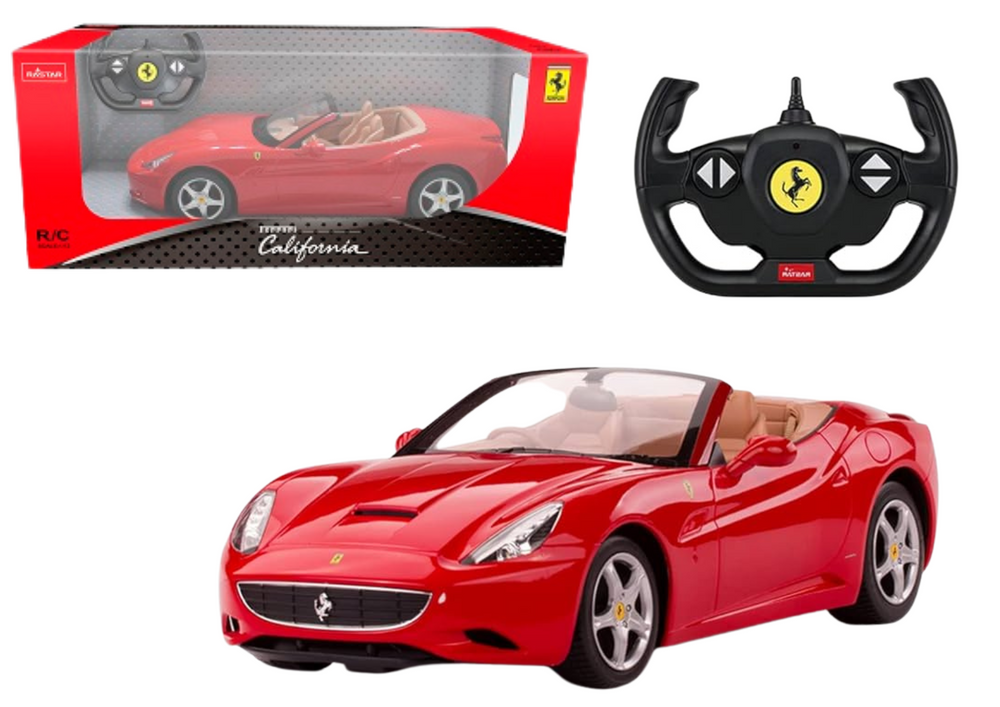 RC auto Ferrari California červené 1:24 – dálkově ovládané