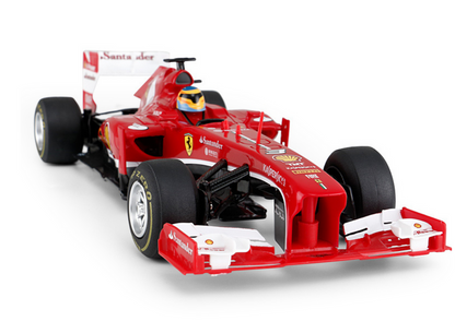 RC auto Ferrari F1 1:18 s dálkovým ovládáním – Rastar červené
