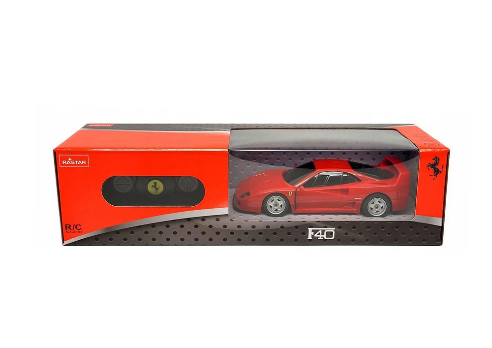 RC auto Ferrari F40 1:24 s dálkovým ovládáním červené