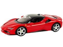 RC auto Ferrari SF90 1:14 s pilotem a světly – Rastar červené