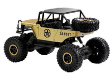 RC auto Jeep 1:18 s pohonem 4x4 a dobíjecí baterií zlaté
