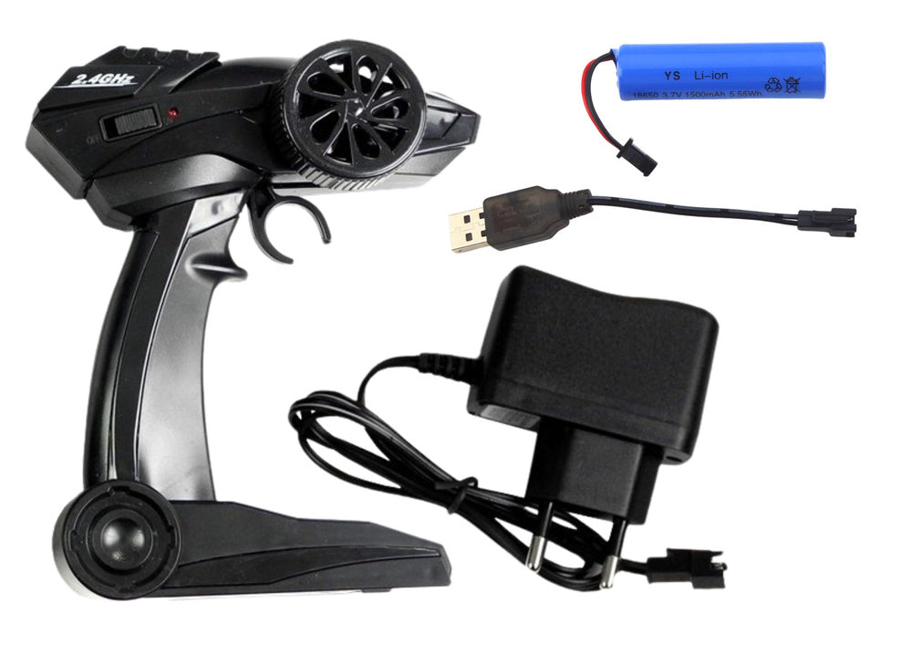 RC auto Jeep na dálkové ovládání 1:18 s 4x4 pohonem černé