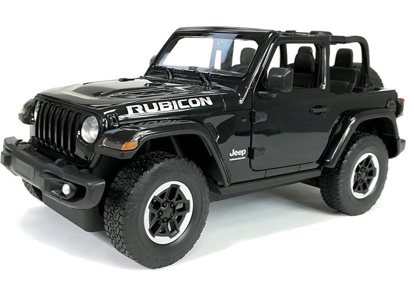 RC auto Jeep Wrangler Rubicon 1:14 s osvětlením – Rastar černé