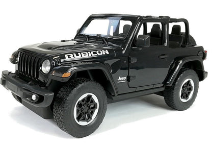 RC auto Jeep Wrangler Rubicon 1:14 s osvětlením – Rastar černé