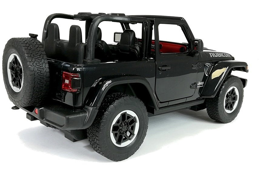 RC auto Jeep Wrangler Rubicon 1:14 s osvětlením – Rastar černé