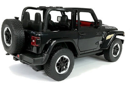 RC auto Jeep Wrangler Rubicon 1:14 s osvětlením – Rastar černé