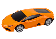 RC auto Lamborghini Huracan 1:24 s pilotem – Rastar oranžové