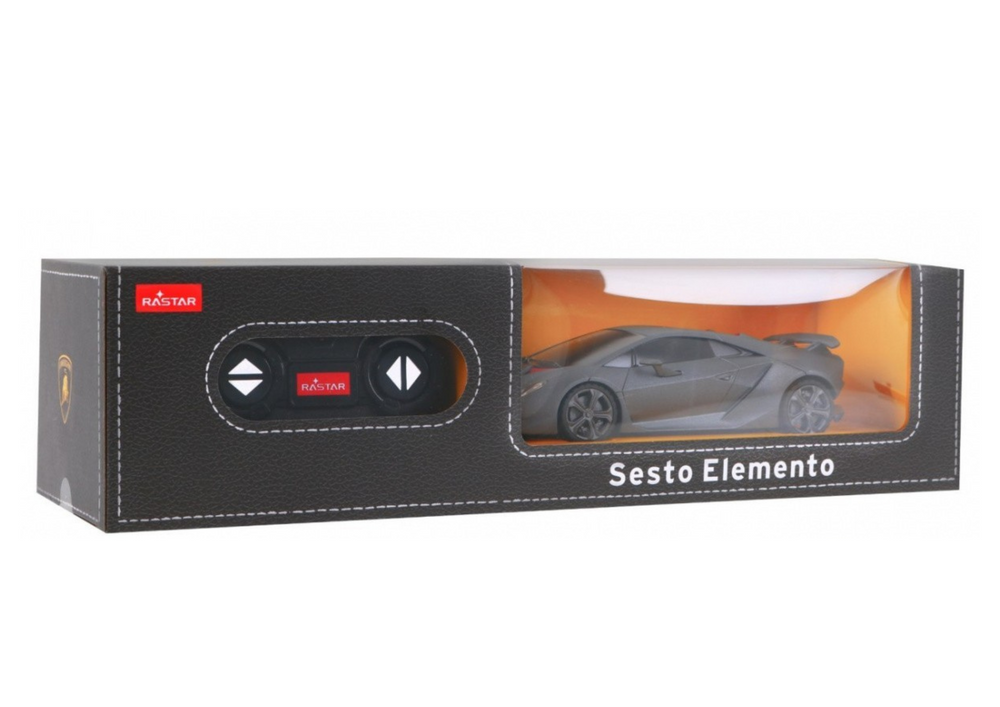 RC auto Lamborghini Sesto Elemento šedé 1:24 – sportovní model