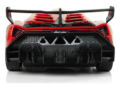 RC auto Lamborghini Veneno s volantem červené 1:24