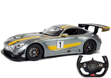 RC auto Mercedes AMG GT3 na dálkové ovládání 1:14 Rastar šedé