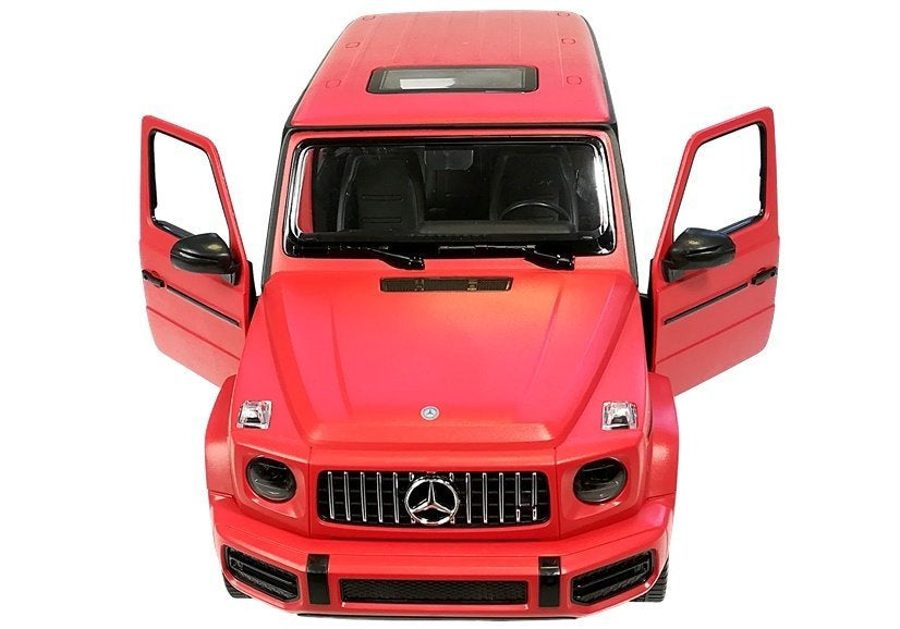 RC auto Mercedes G63 na dálkové ovládání s LED světly červené