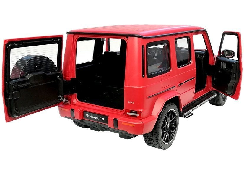 RC auto Mercedes G63 na dálkové ovládání s LED světly červené