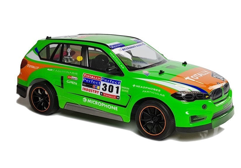 RC auto na dálkové ovládání 1:10 s 2,4G ovladačem zelené