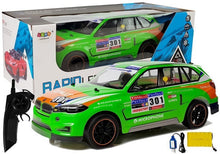 RC auto na dálkové ovládání 1:10 s 2,4G ovladačem zelené