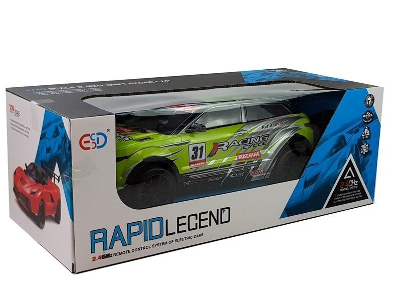 RC auto na dálkové ovládání 1:10 – s akumulátorem | zelené