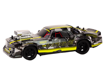RC auto na dálkové ovládání 1:16 gumové kola drift černé
