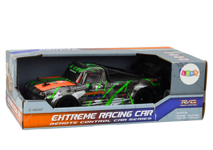 RC auto na dálkové ovládání 1:16 gumové kola drift šedo zelené