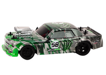 RC auto na dálkové ovládání 1:16 gumové kola drift zelené