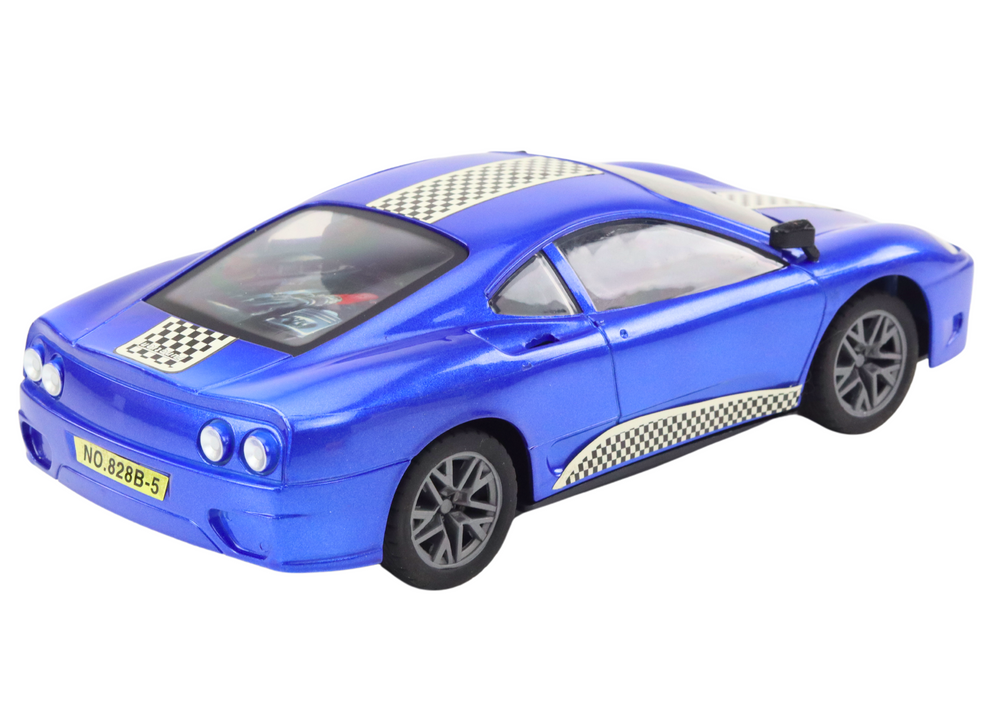 RC auto na dálkové ovládání 1:16 s LED světly modré