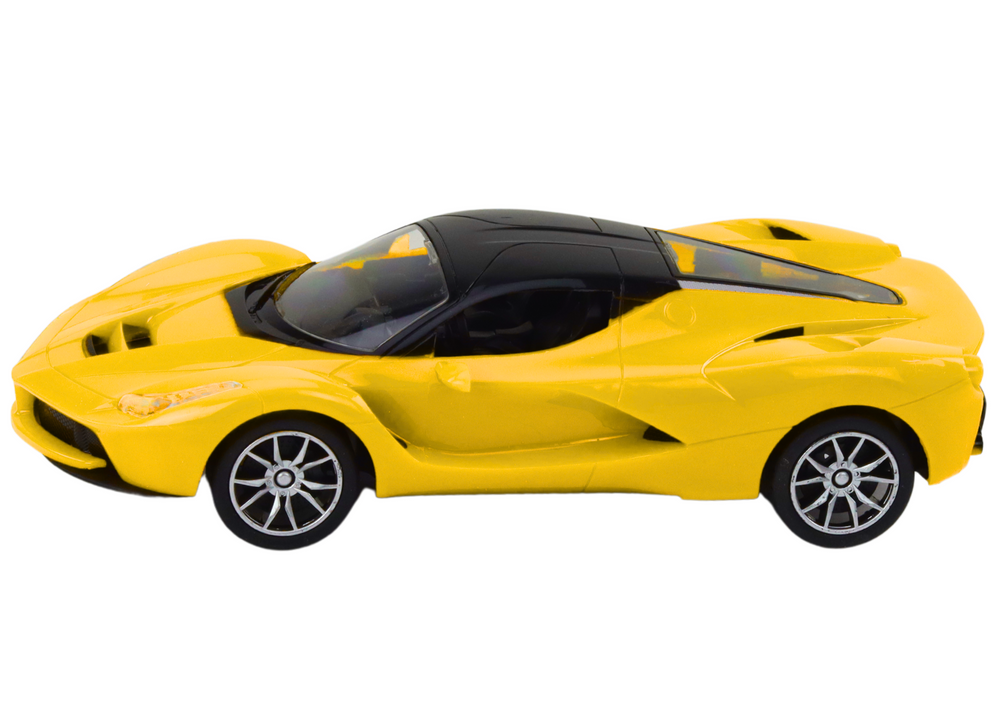 RC auto na dálkové ovládání 1:16 sportovní s LED světly žluté