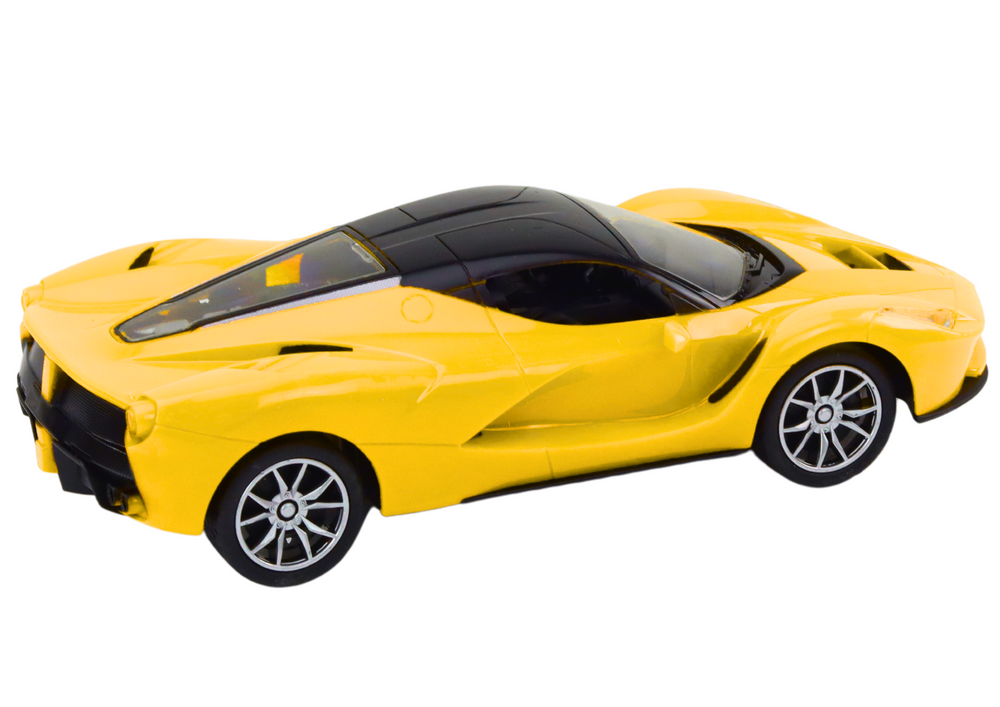 RC auto na dálkové ovládání 1:16 sportovní s LED světly žluté