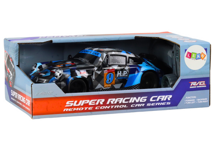 RC auto na dálkové ovládání 1:18 gumové kola drift modré