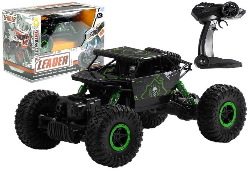RC auto na dálkové ovládání 1:18 s pohonem 4x4 zelené