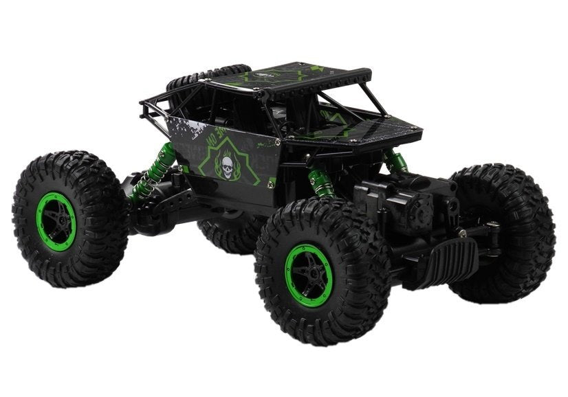 RC auto na dálkové ovládání 1:18 s pohonem 4x4 zelené