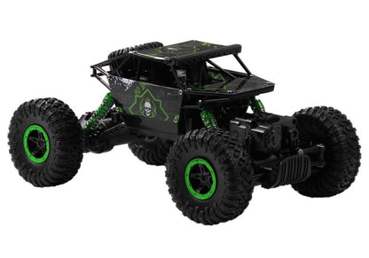 RC auto na dálkové ovládání 1:18 s pohonem 4x4 zelené