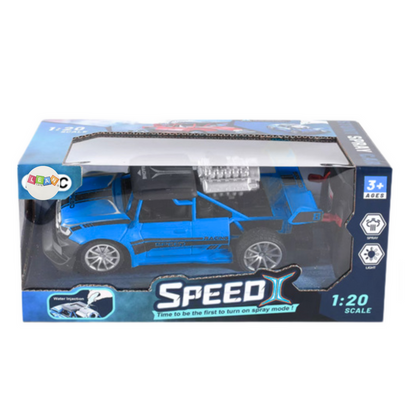 RC auto na dálkové ovládání 1:20 – s kouřovým efektem | modré