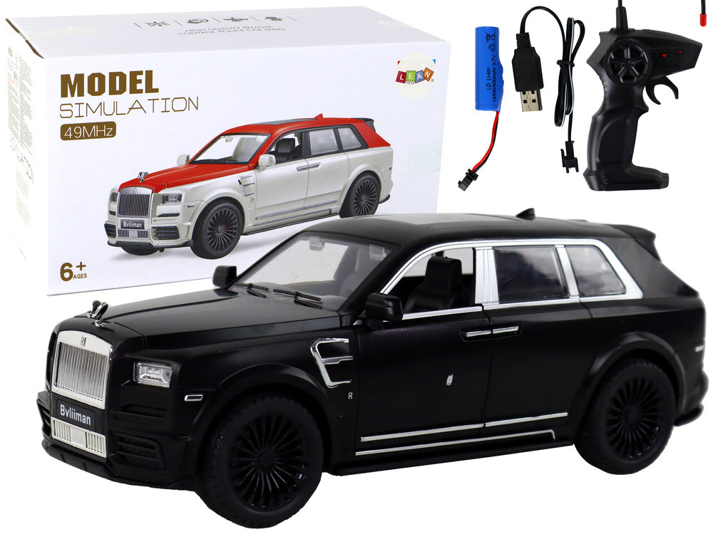 RC auto na dálkové ovládání 1:20 – s LED světly | černé