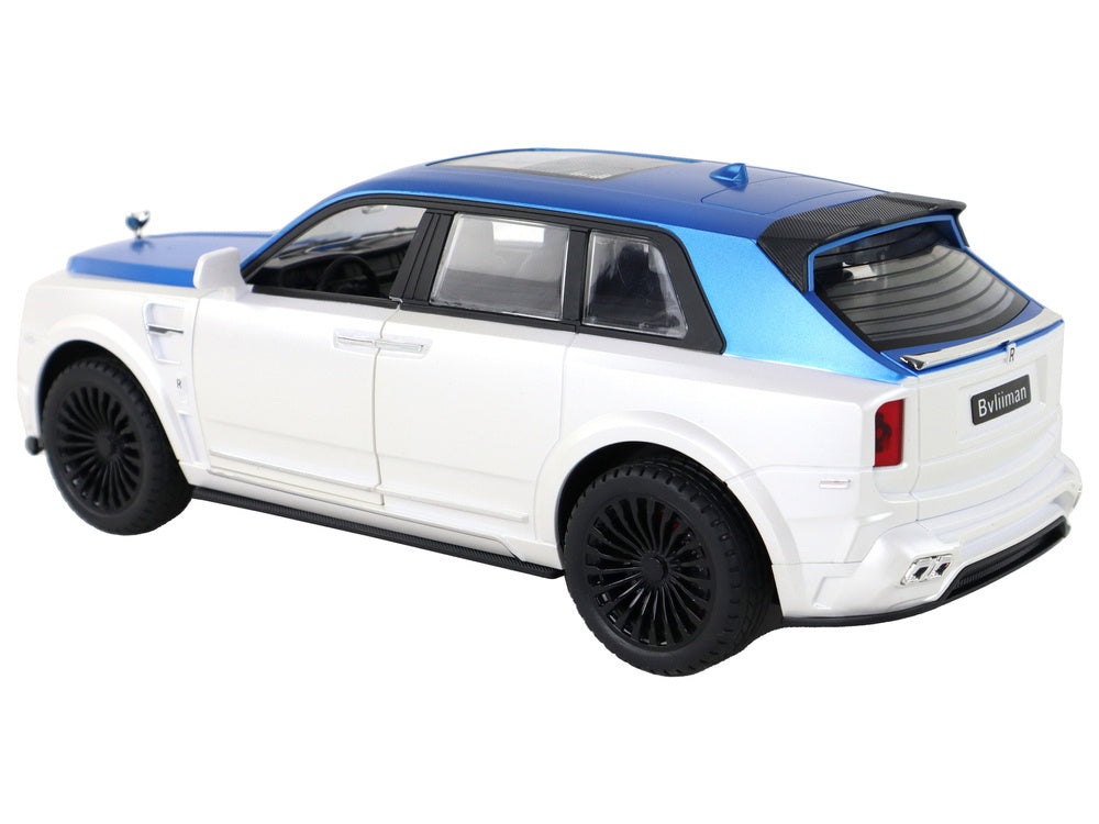 RC auto na dálkové ovládání 1:20 – s LED světly | modro bílé