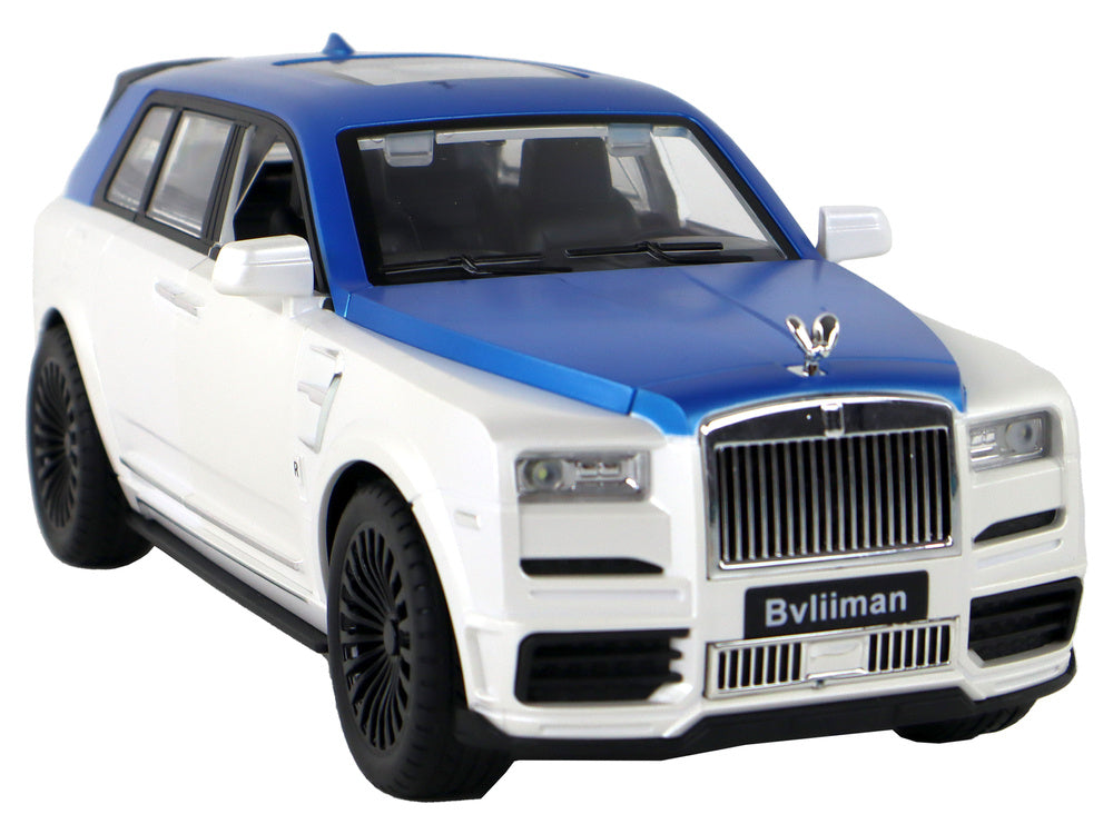 RC auto na dálkové ovládání 1:20 – s LED světly | modro bílé