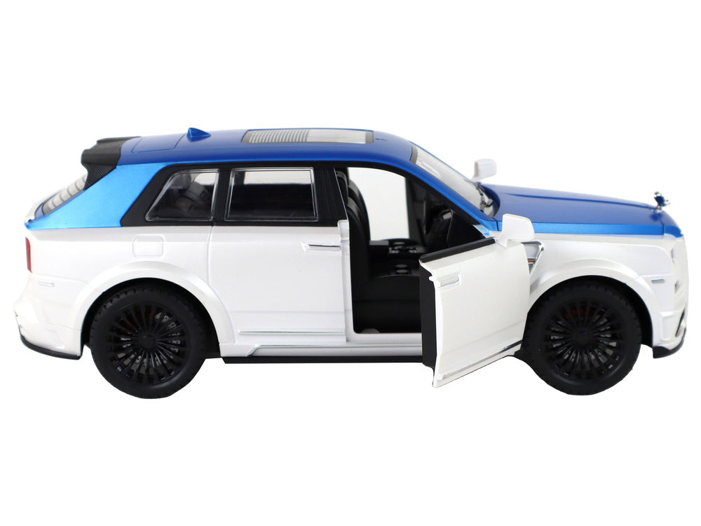 RC auto na dálkové ovládání 1:20 – s LED světly | modro bílé