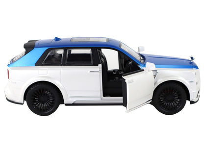RC auto na dálkové ovládání 1:20 – s LED světly | modro bílé