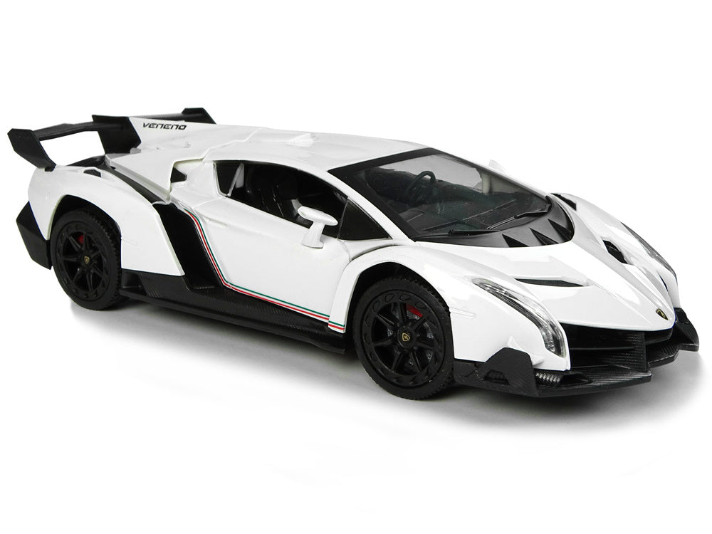 RC auto na dálkové ovládání 1:24 Lamborghini Veneno se světly bílé