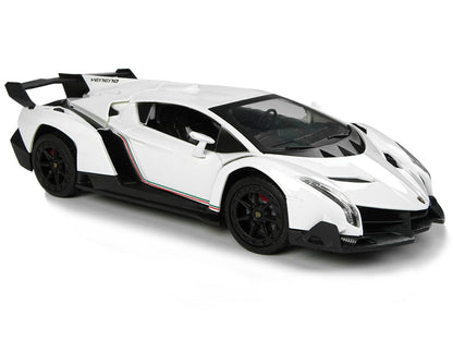 RC auto na dálkové ovládání 1:24 Lamborghini Veneno se světly bílé