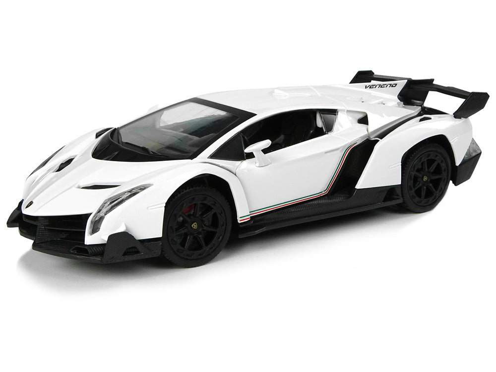 RC auto na dálkové ovládání 1:24 Lamborghini Veneno se světly bílé