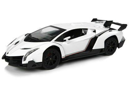 RC auto na dálkové ovládání 1:24 Lamborghini Veneno se světly bílé