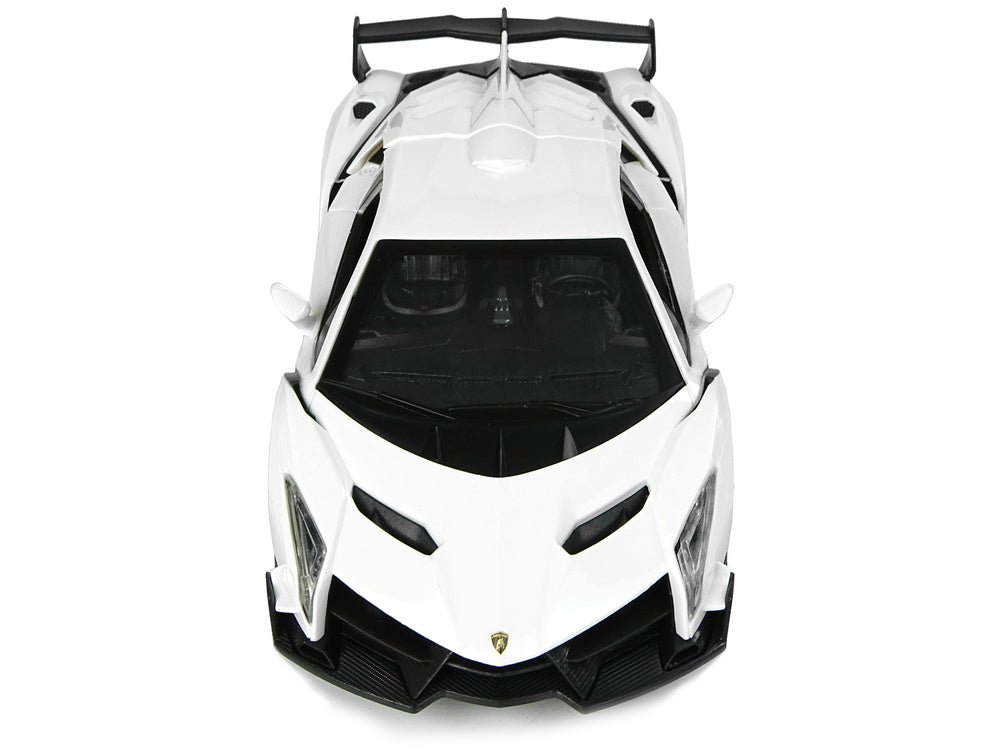 RC auto na dálkové ovládání 1:24 Lamborghini Veneno se světly bílé