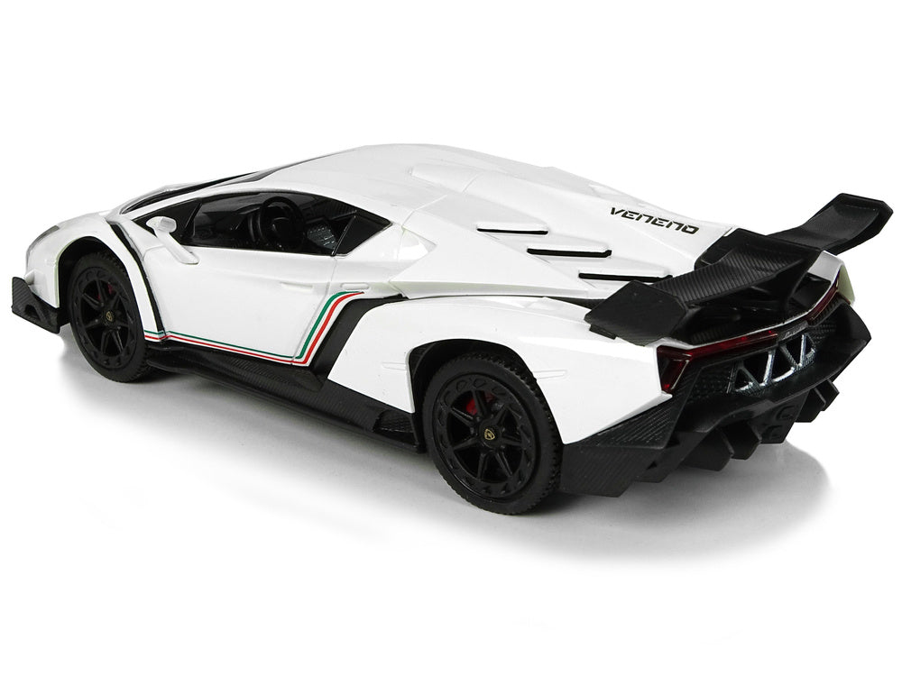 RC auto na dálkové ovládání 1:24 Lamborghini Veneno se světly bílé