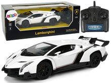RC auto na dálkové ovládání 1:24 Lamborghini Veneno se světly bílé