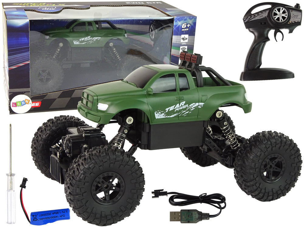 RC auto na dálkové ovládání 2.4 GHz v měřítku 1:18 – zelené