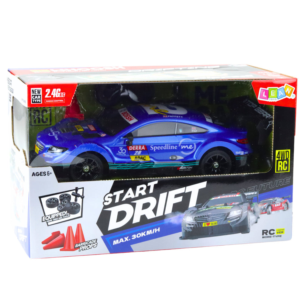RC auto na dálkové ovládání s driftem 1:16 30km/h modré