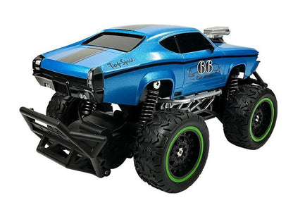 RC auto na dálkové ovládání terénní s velkými koly modré