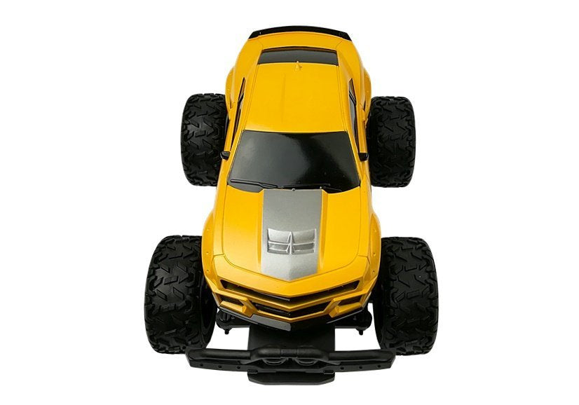 RC auto na dálkové ovládání terénní s velkými koly žluté