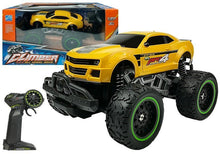 RC auto na dálkové ovládání terénní s velkými koly žluté