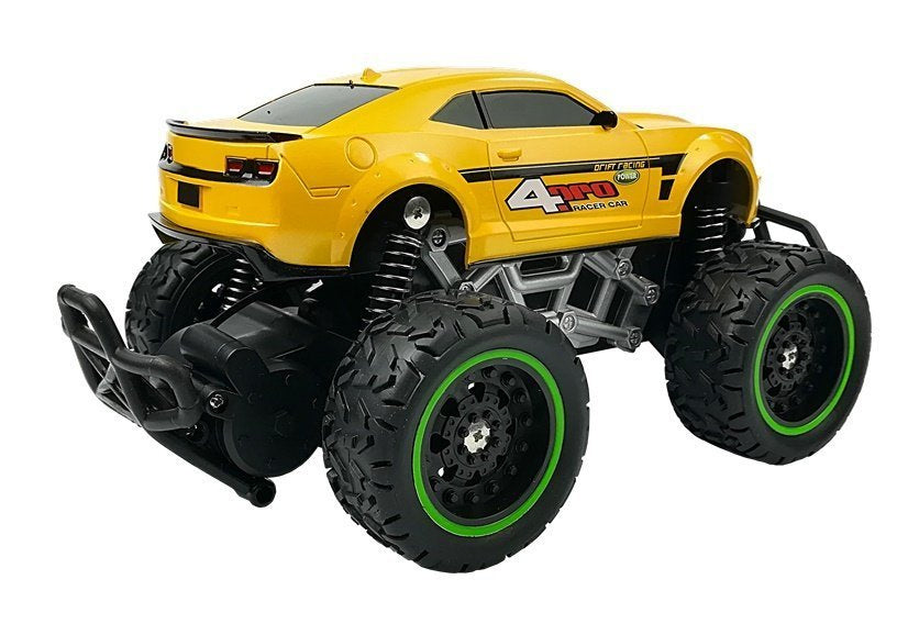 RC auto na dálkové ovládání terénní s velkými koly žluté