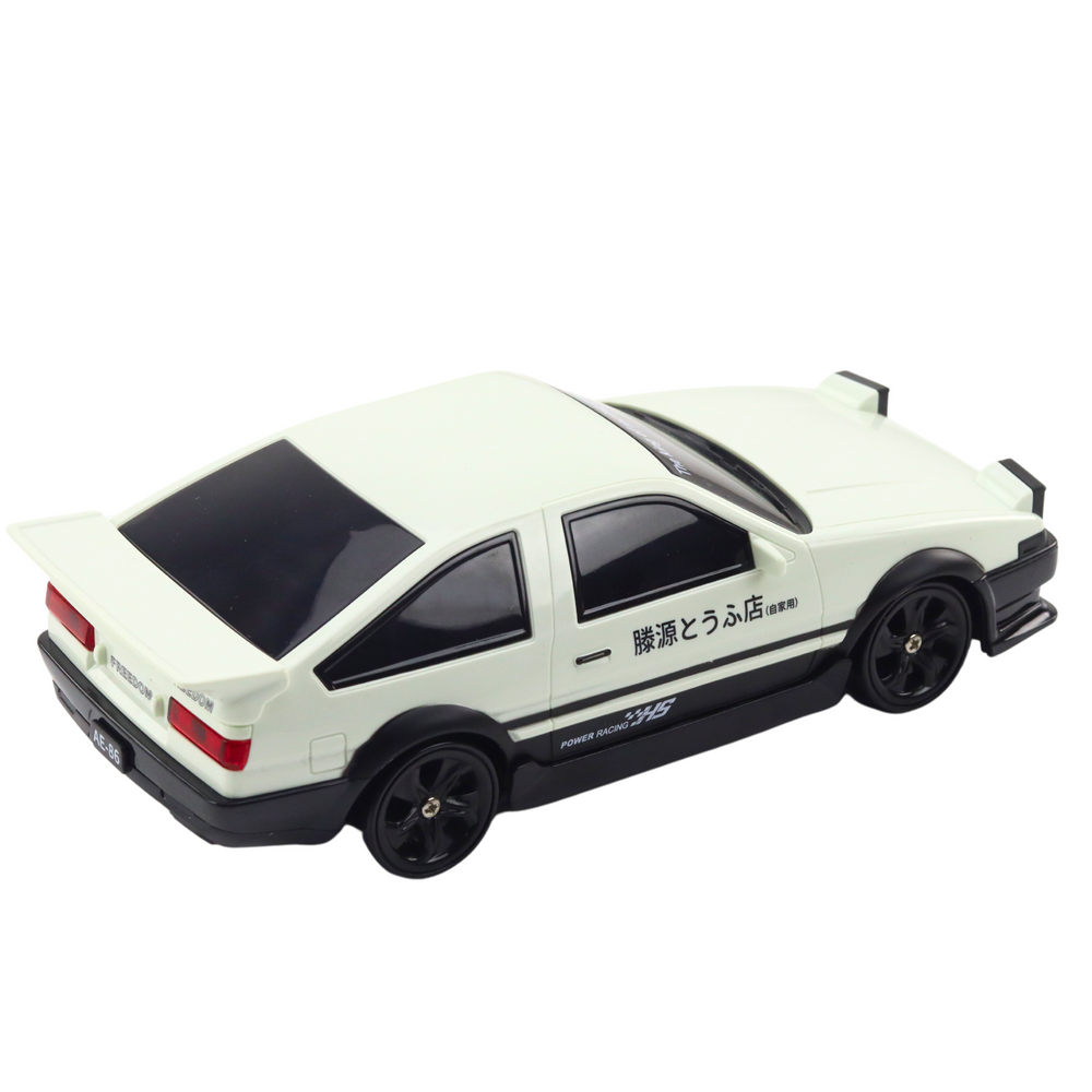 RC auto na drift s výměnnými koly 4WD dálkové ovládání bílé