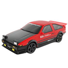 RC auto na drift s výměnnými koly 4WD dálkové ovládání červené